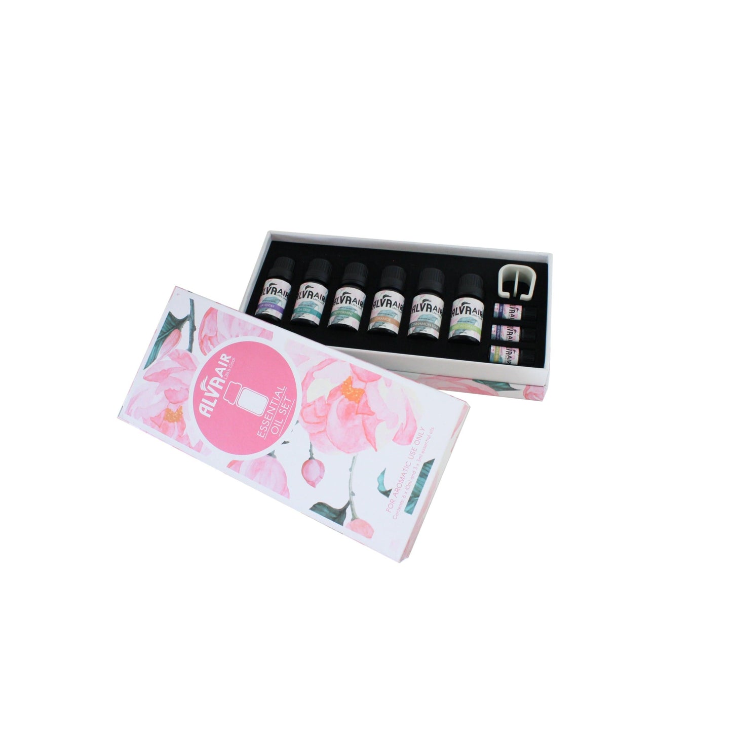 ULTRASONIC HUMIDIFIER (DIFFUSER) & 9PC ESSENTIAL OILS VALUE BUNDLE - Alva Lifestyle Retail