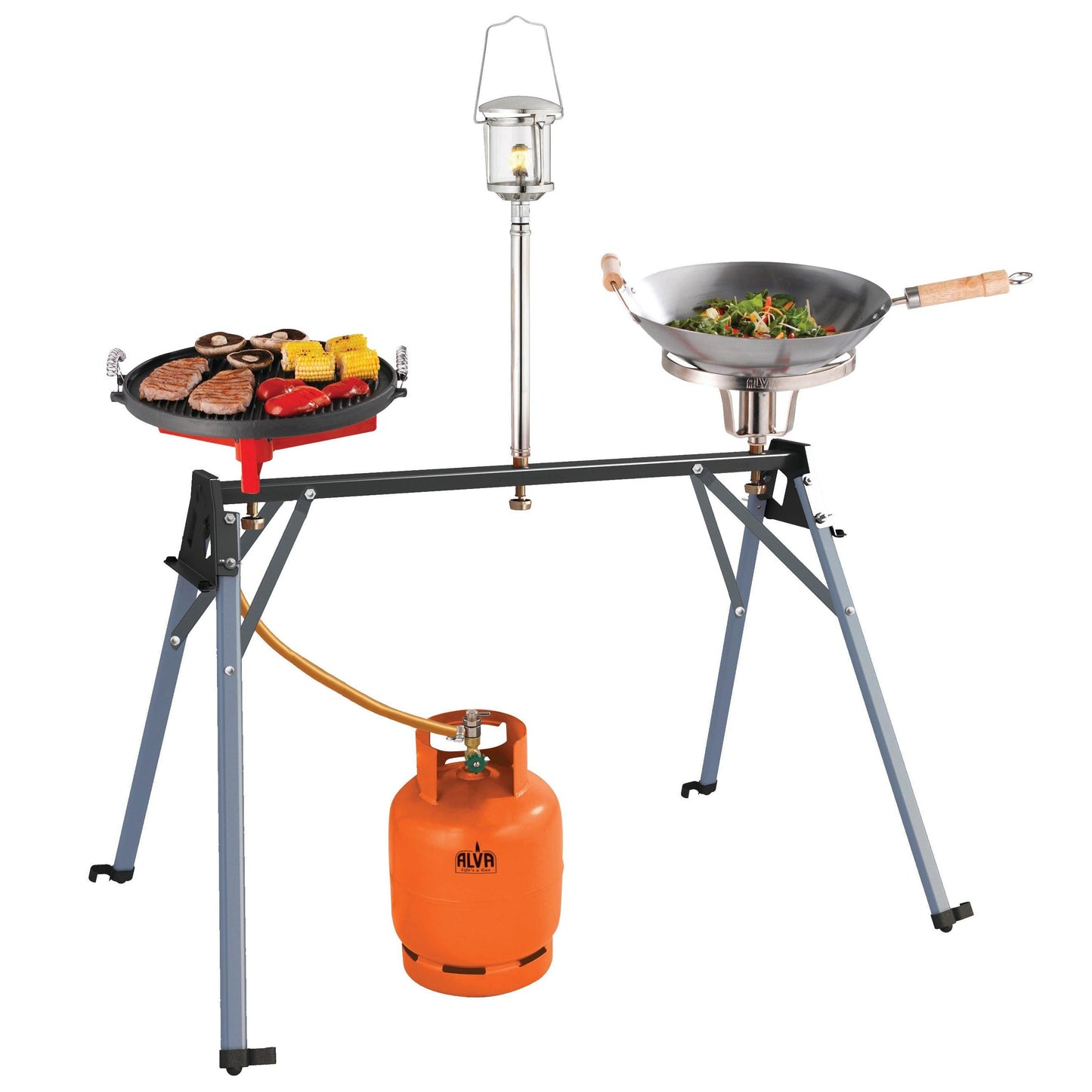 3-BURNER HOTWHEEL WITH REVERSIBLE CAST-IRON PLATE + STORAGE BAG