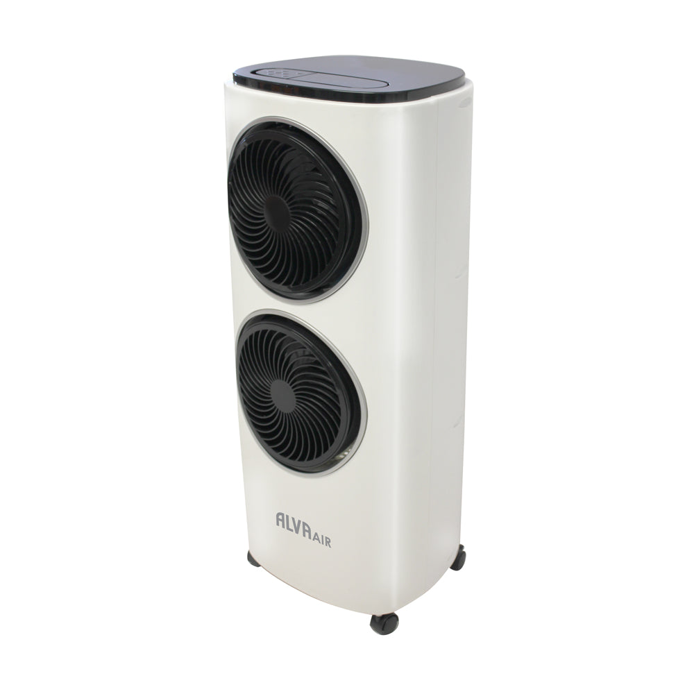 TWIN FAN EVAPORATIVE AIR COOLER WITH REMOTE CONTROL