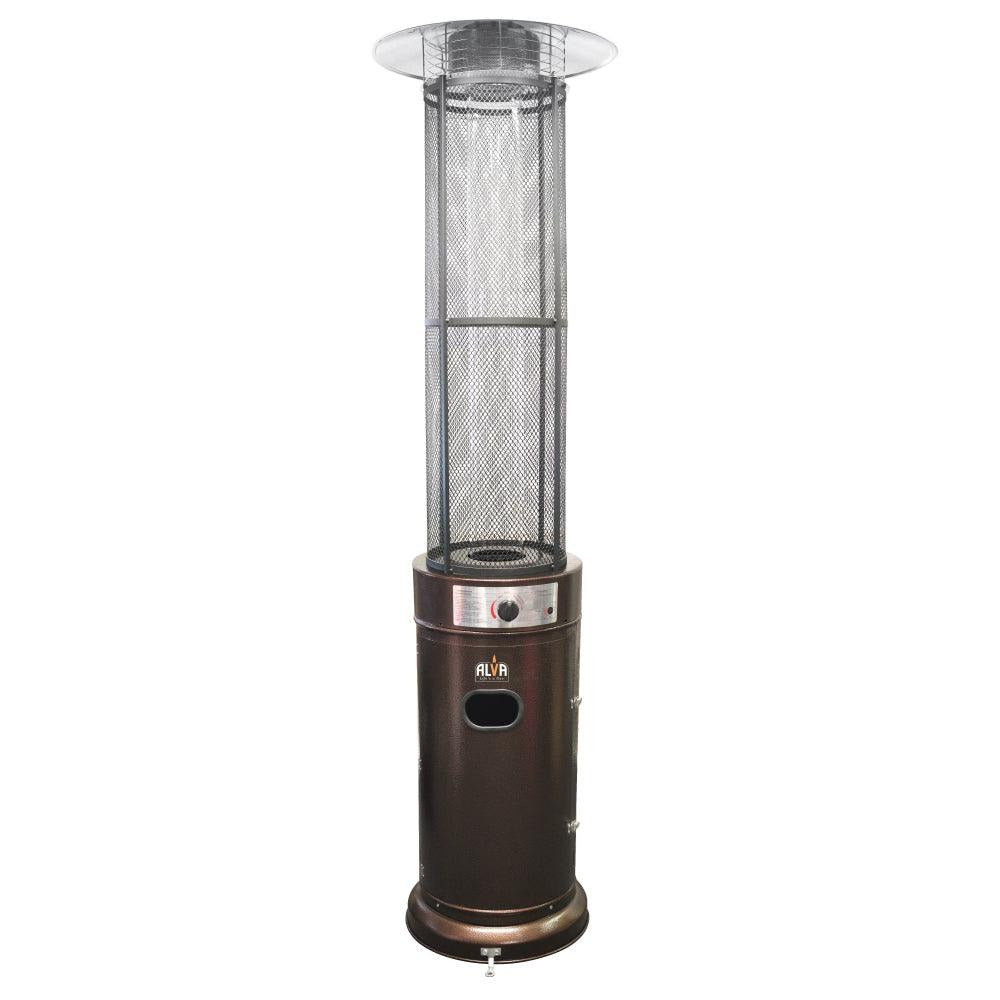 CIRCULAR GLASS TUBE GAS PATIO HEATER - 1.83M - MEDIUM