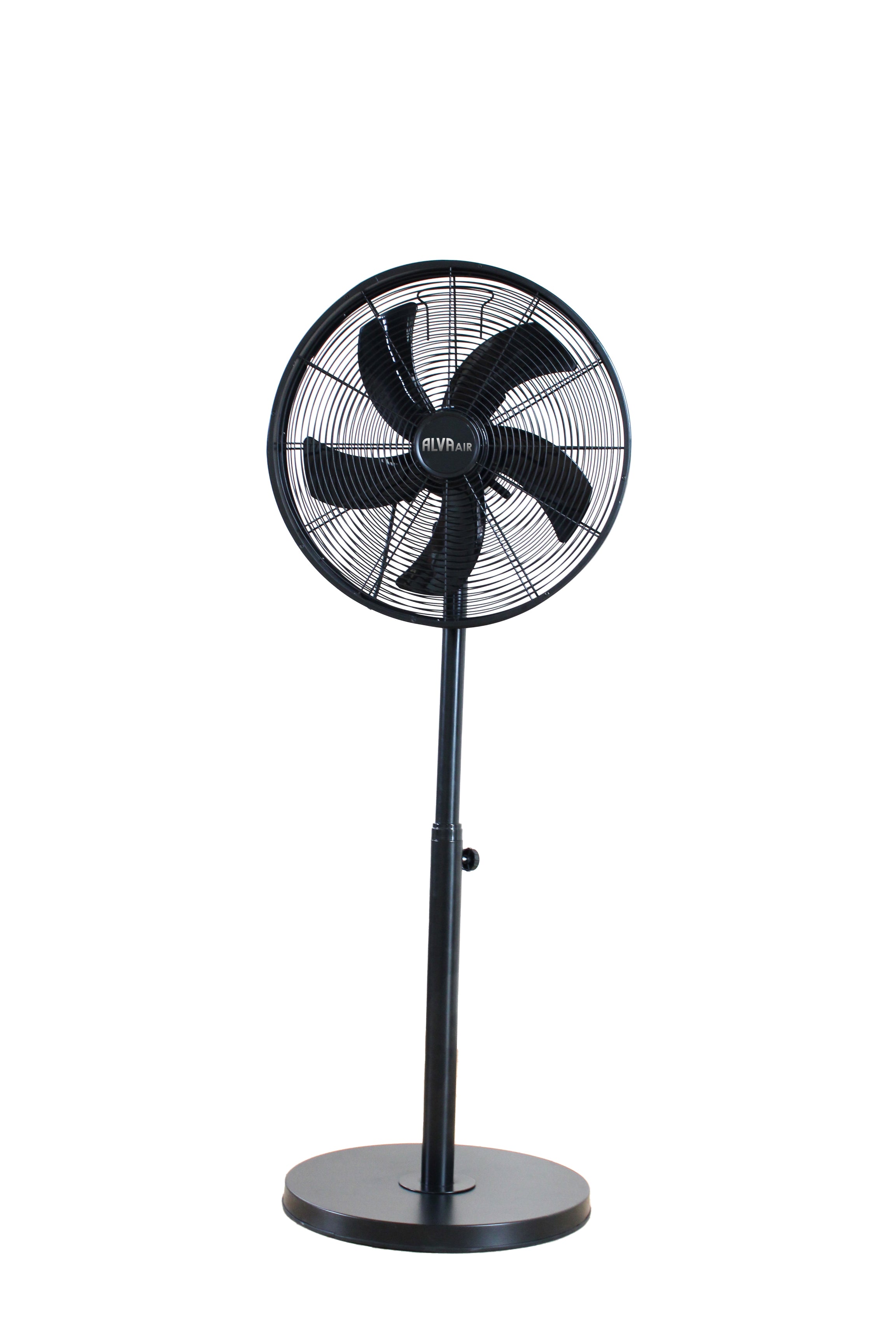40cm Drum Telescopic Pedestal Fan (Matte Black)