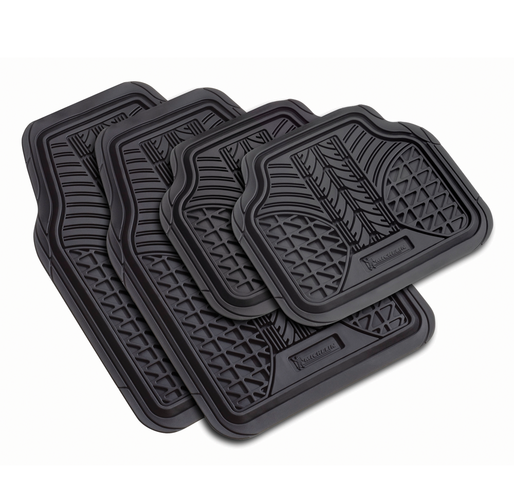 4x4 Car Mat 4Pc Set - Heavy Duty Rubber