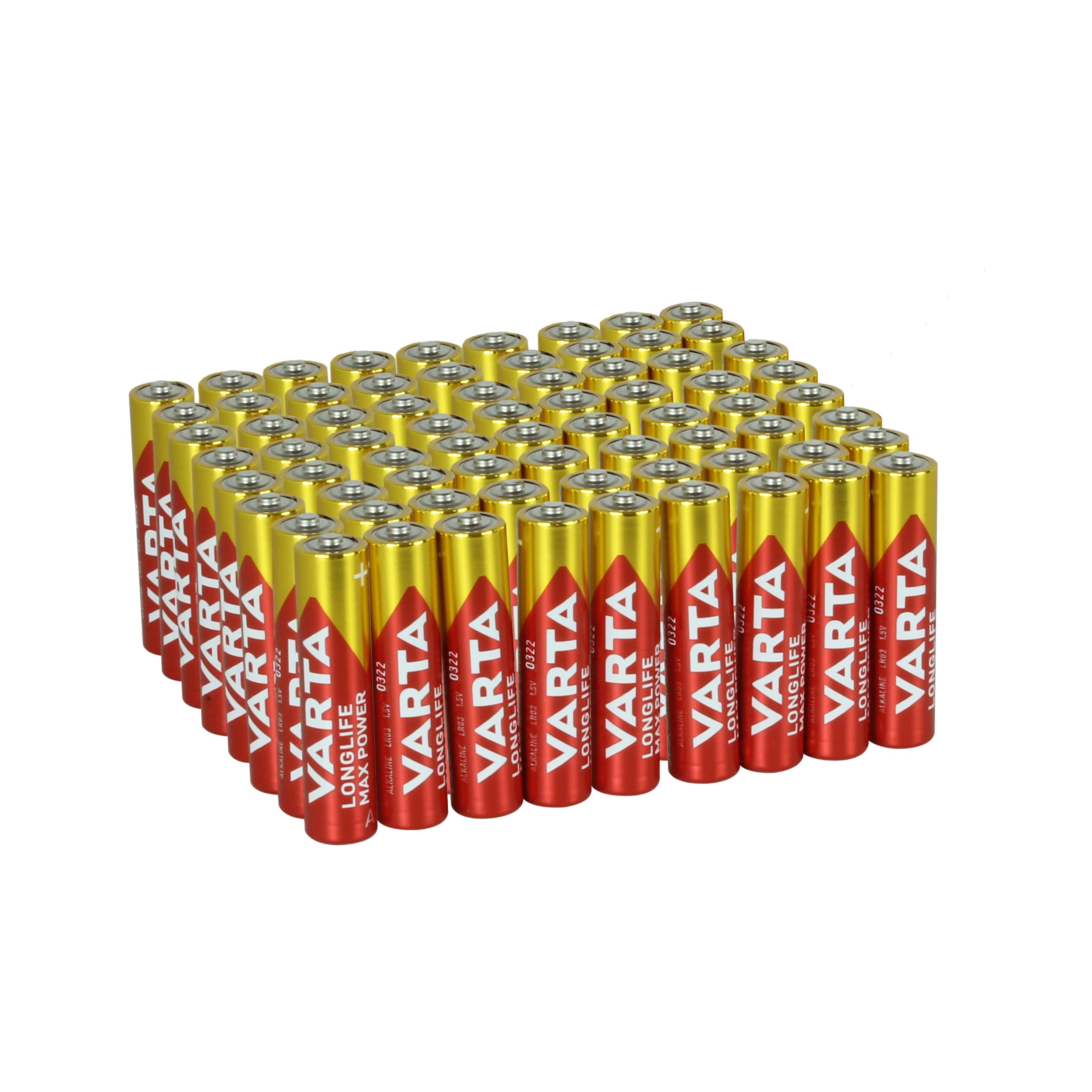 Longlife Max Power Batteries AAA Bulk Pack 40Pcs