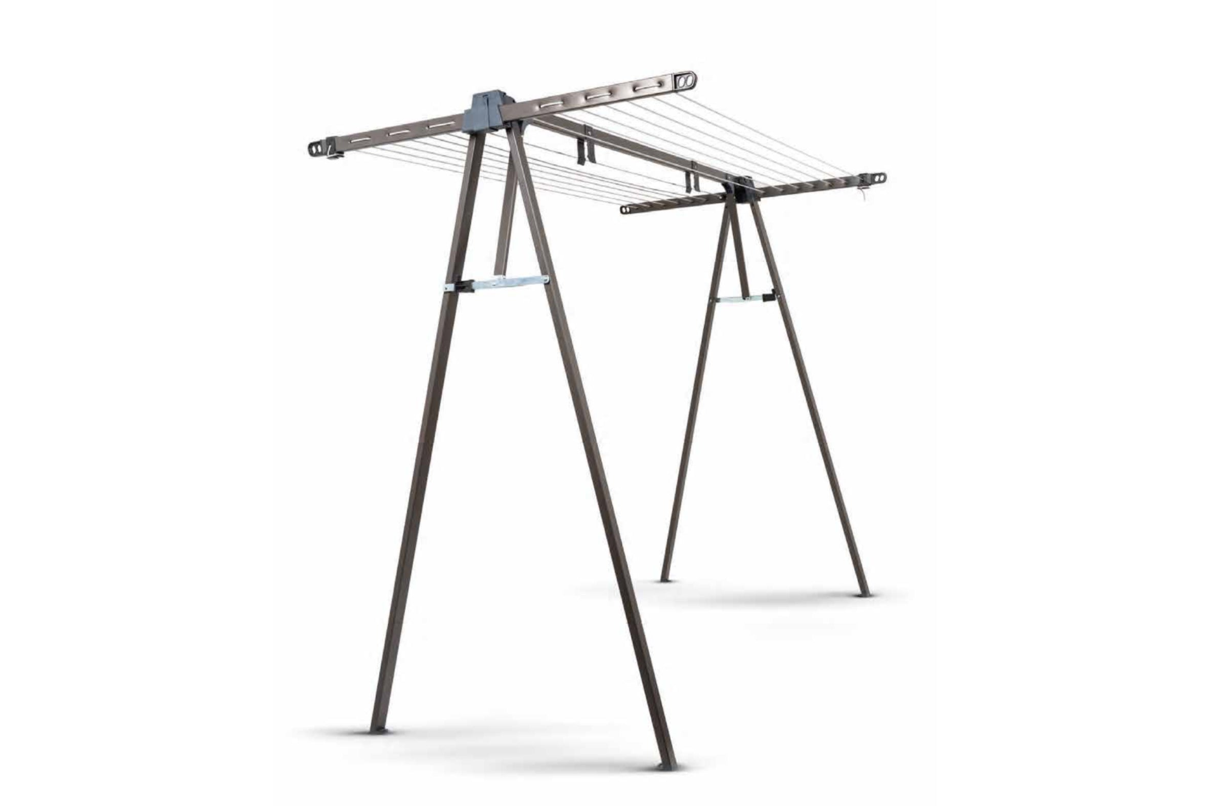A-Frame Freestanding Clothes Drying Stand - With Bonus Peg Bag & Pegs