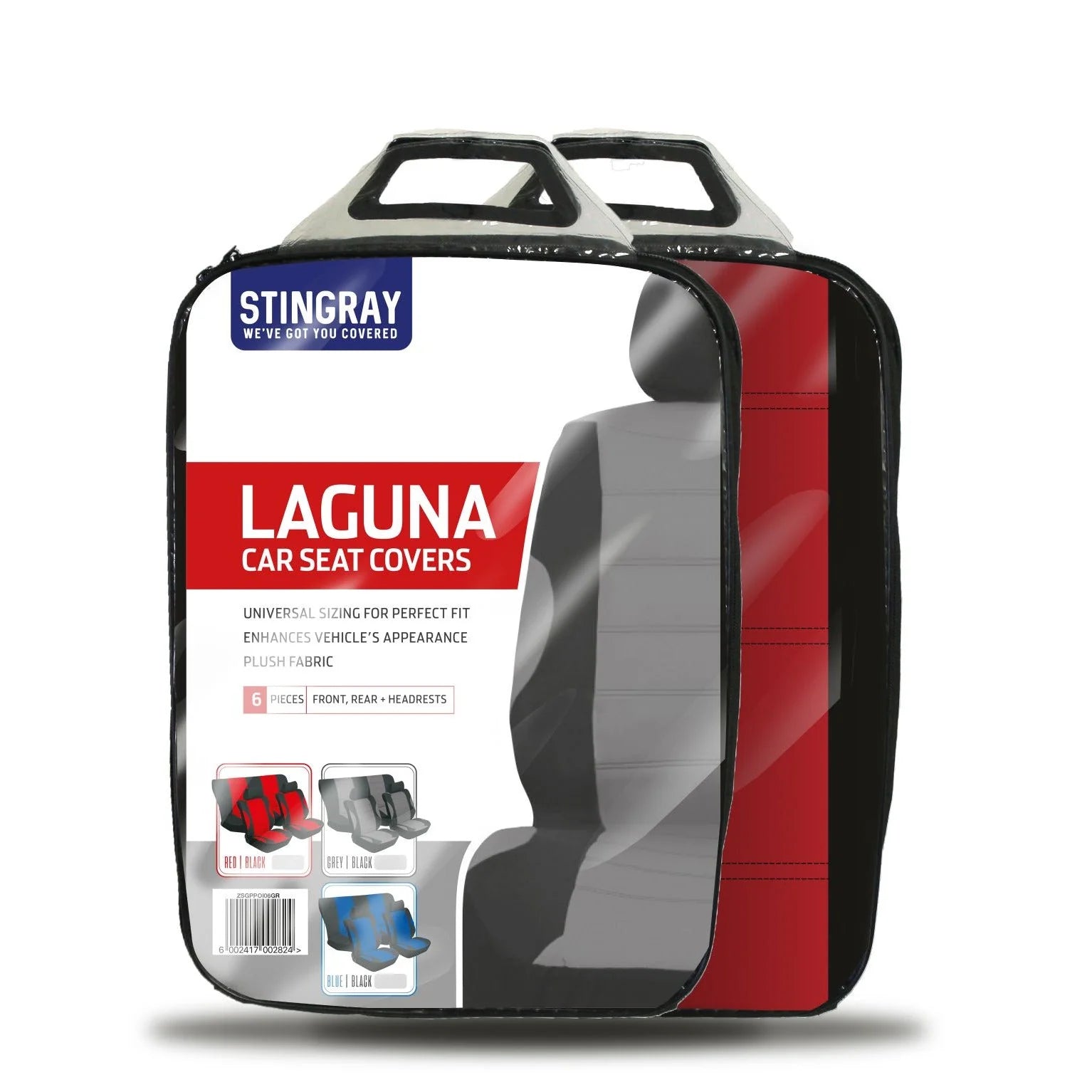 Stingray Laguna Car Seat Cover Set – 6 Piece