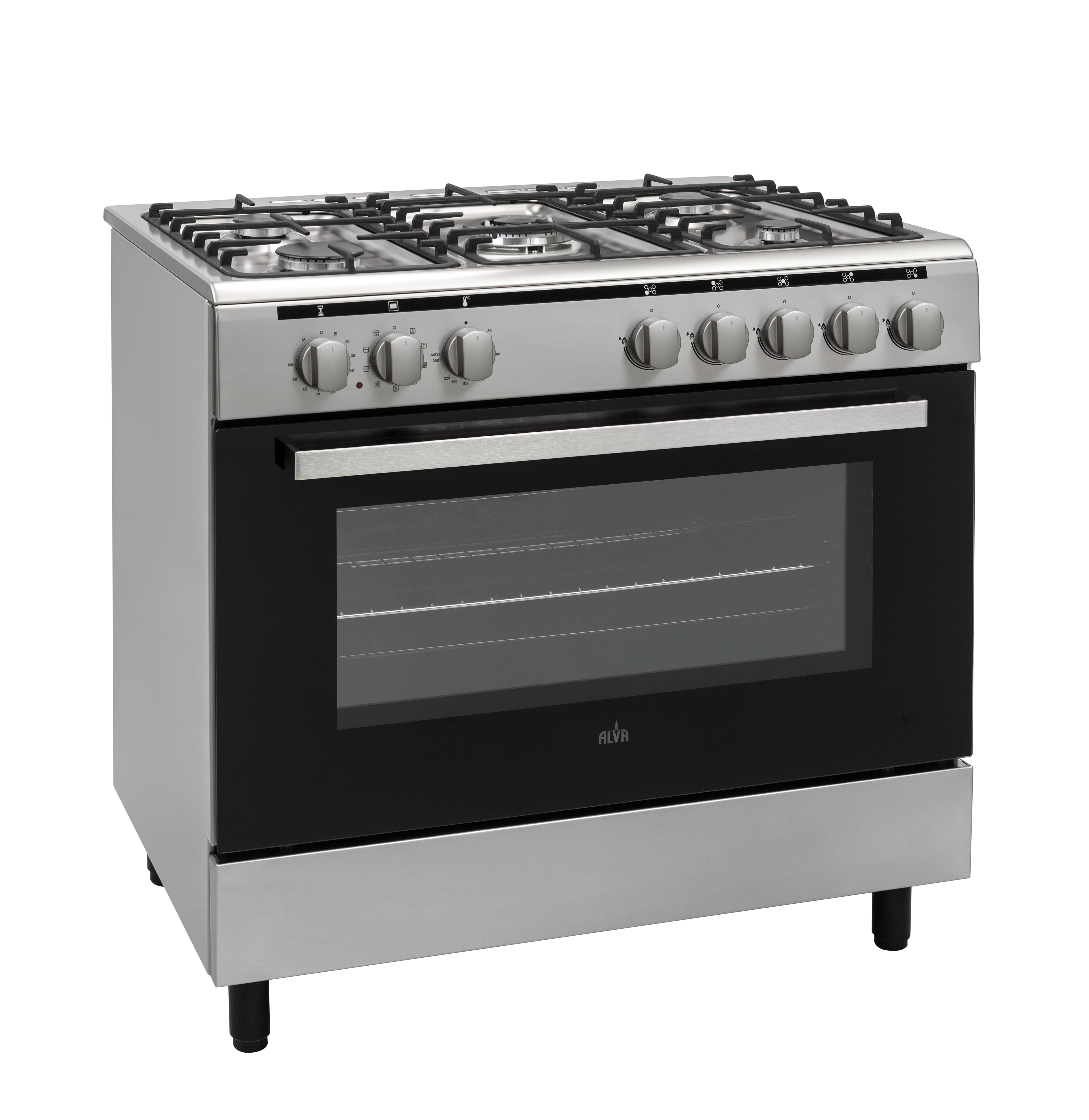 5-Burner Freestanding Gas Electric Cooker Combo (Oven / Stove)