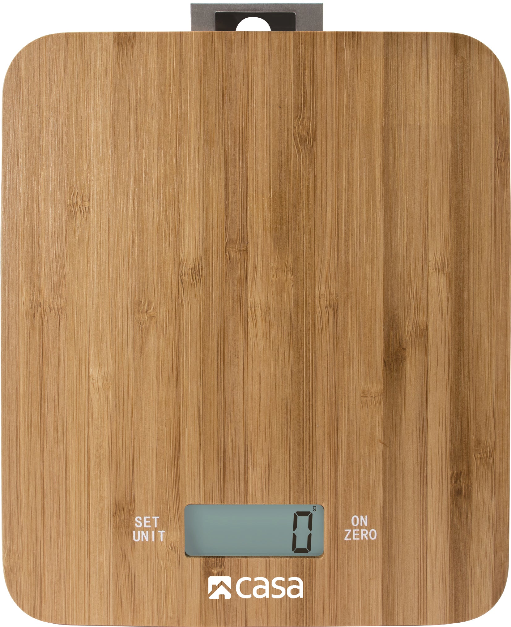Kitchen Digital Scale - Bamboo - Clock & Timer