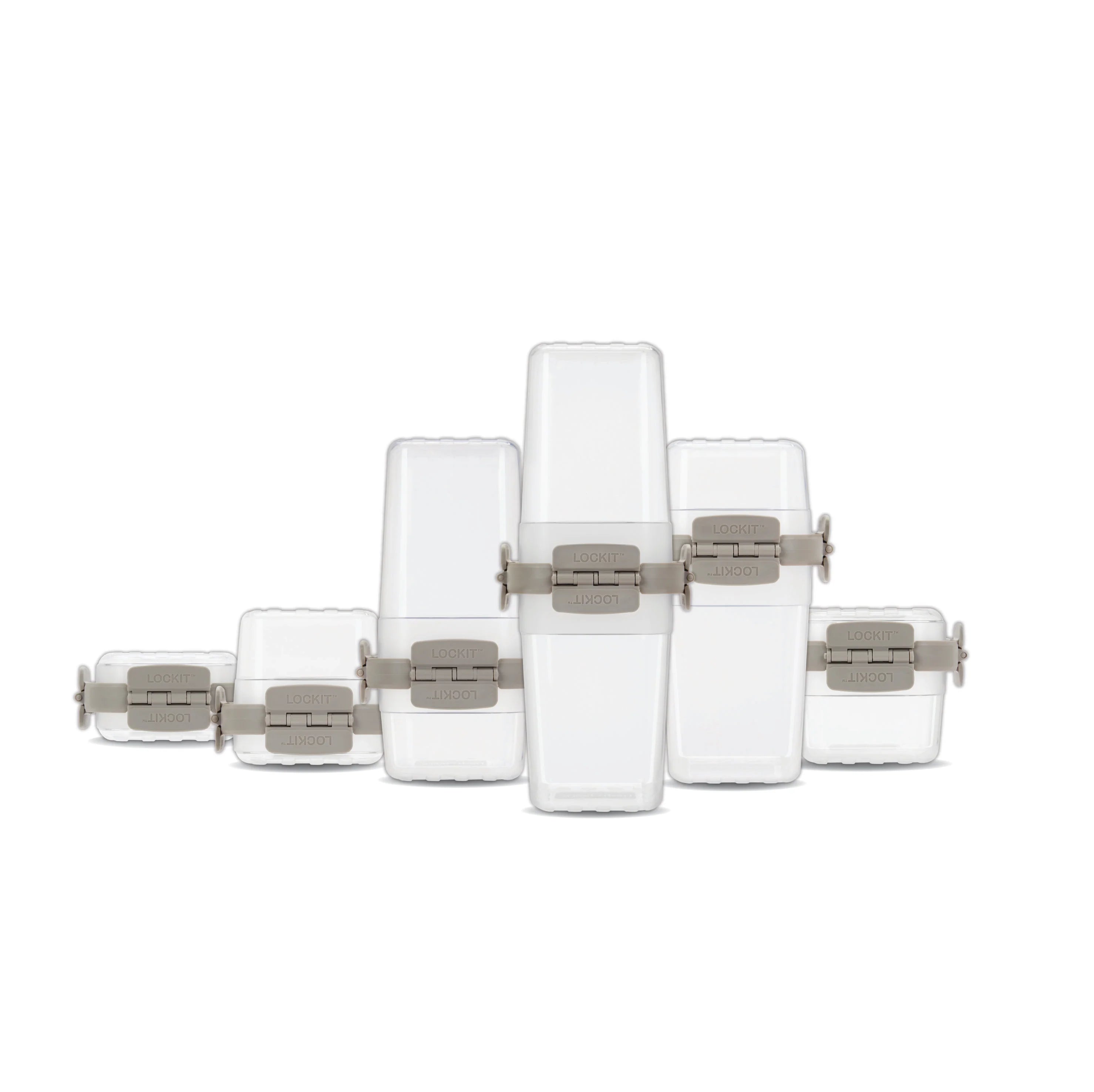 Fresh Choice | Lockit Square Various 18-Piece Set | Modular Food Storage