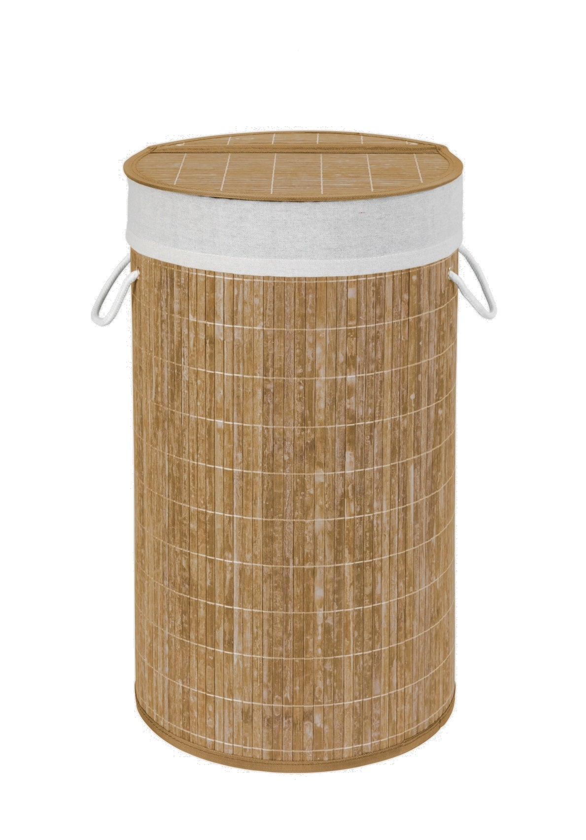Laundry Basket 55L - Bamboo - With Bag