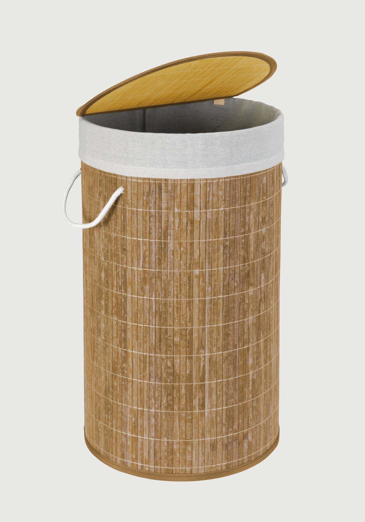 Laundry Basket 55L - Bamboo - With Bag