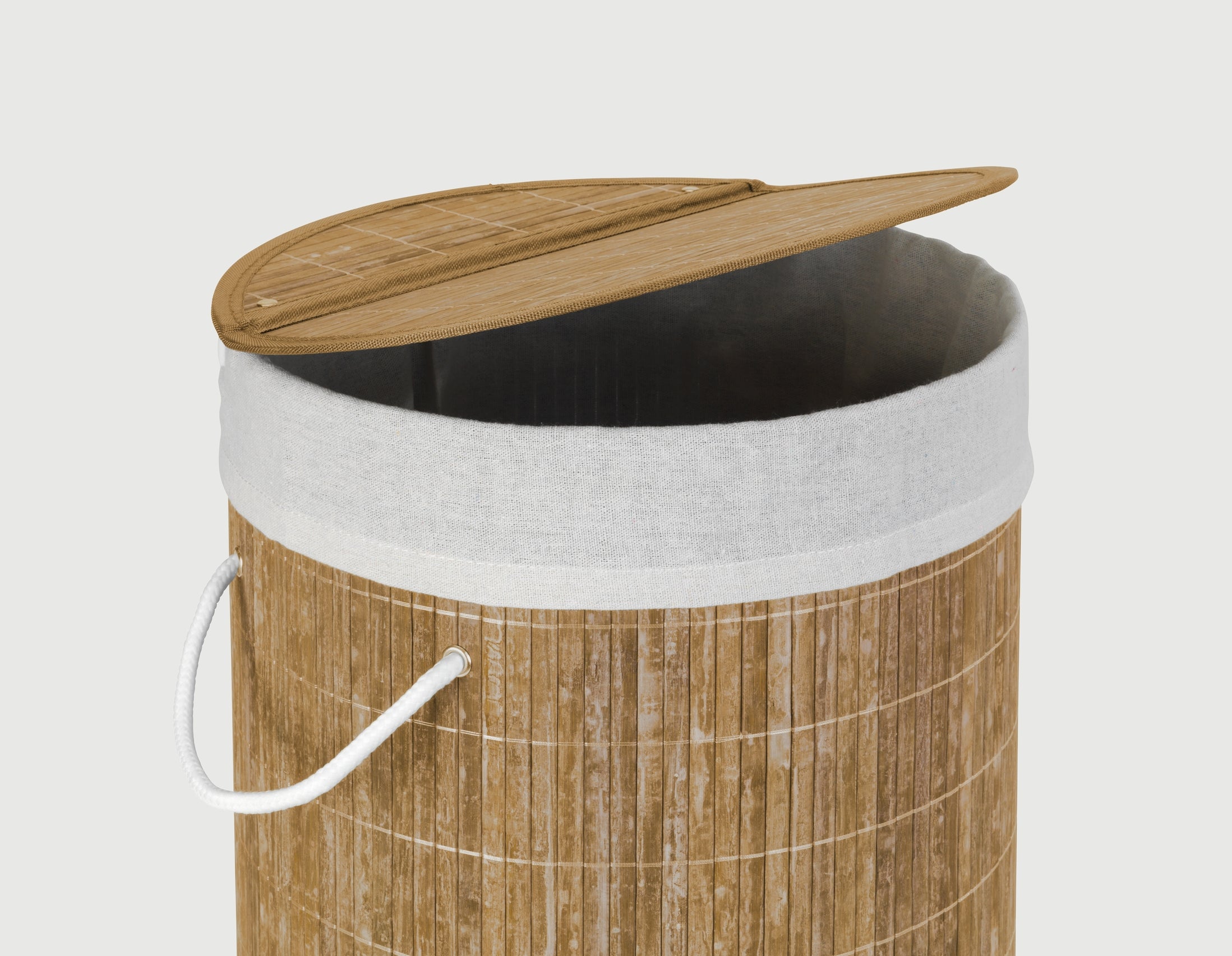 Laundry Basket 55L - Bamboo - With Bag