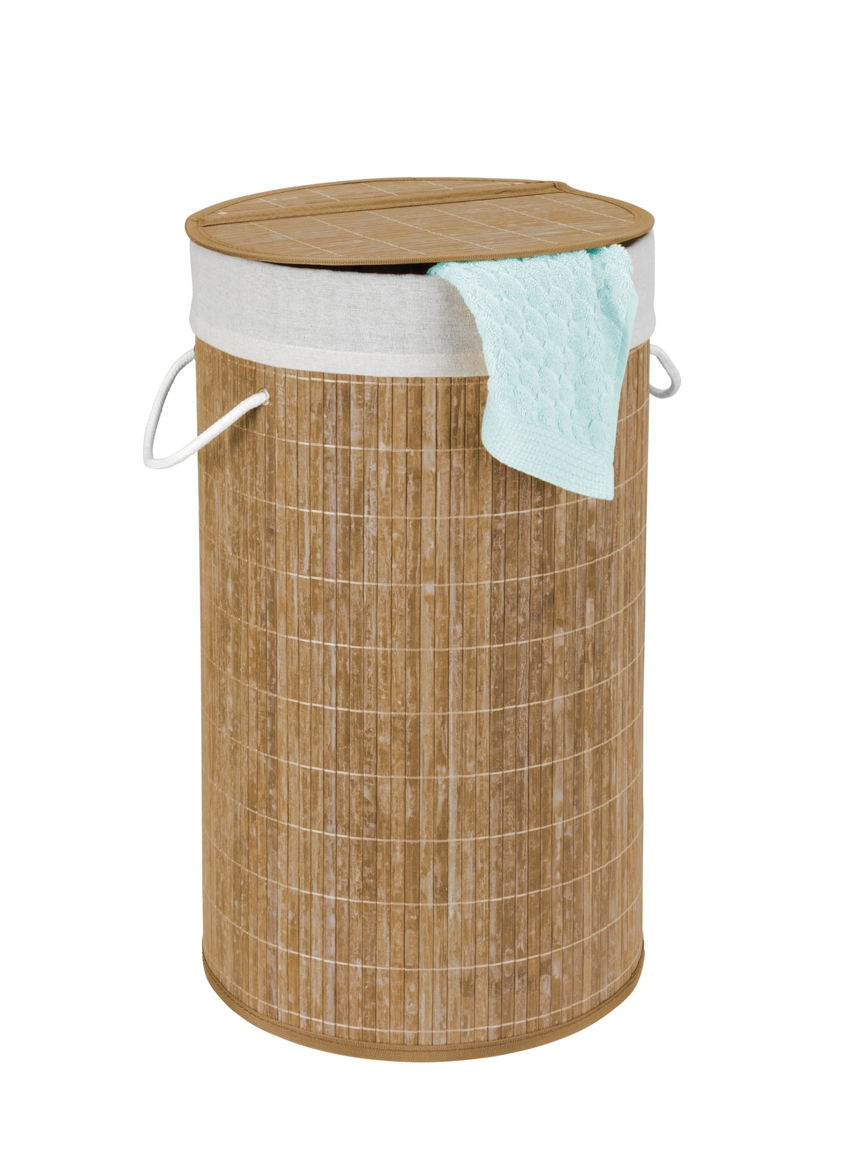 Laundry Basket 55L - Bamboo - With Bag