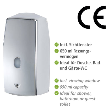 INFRARED CHROME-AUTOMATIC SOAP DISPENSER - TREVISO - SILVER