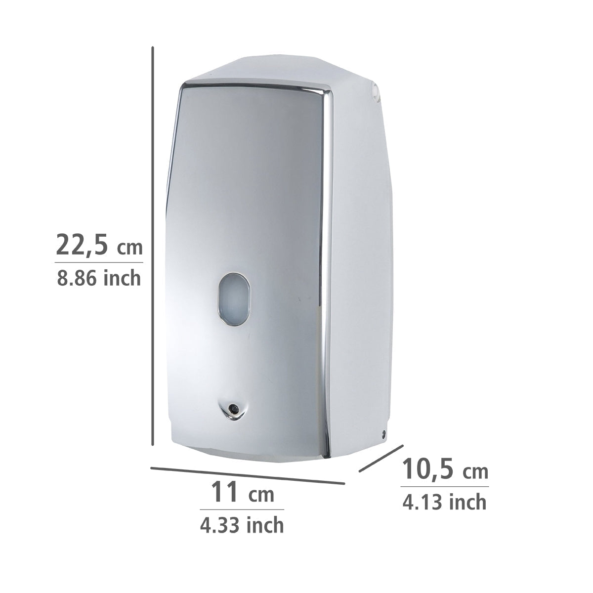 INFRARED CHROME-AUTOMATIC SOAP DISPENSER - TREVISO - SILVER