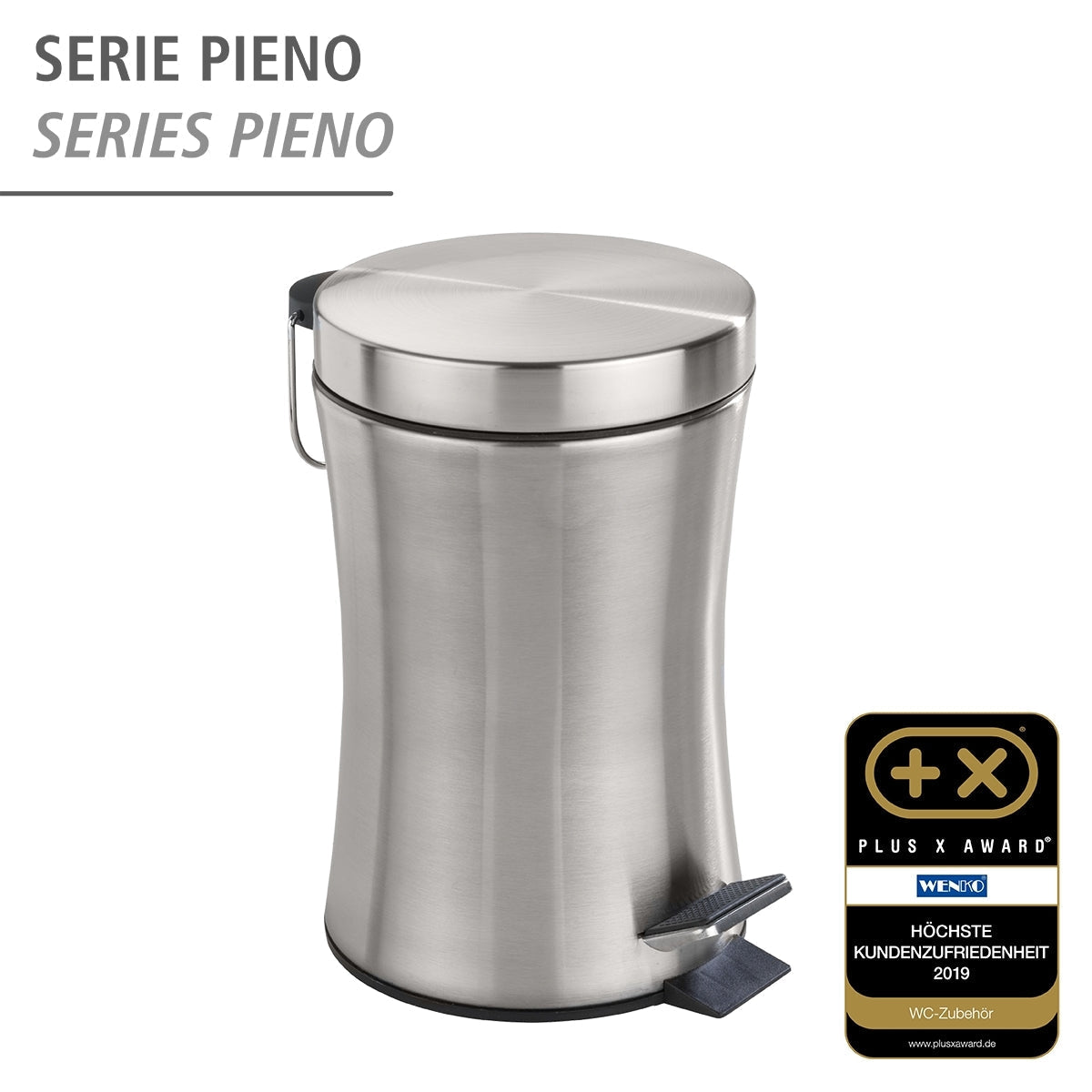3L Pedal Bin - Pieno - Steel
