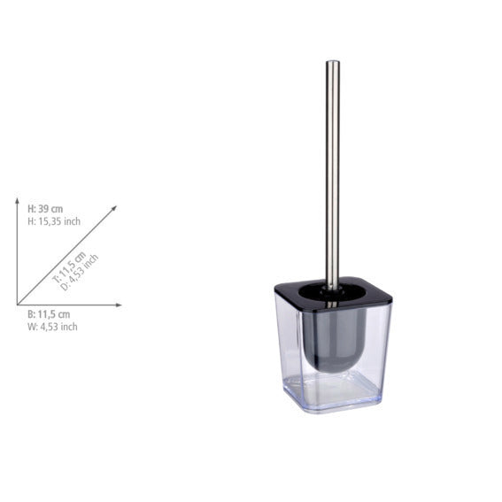 TOILET BRUSH - CANDY RANGE - TRANSPARENT