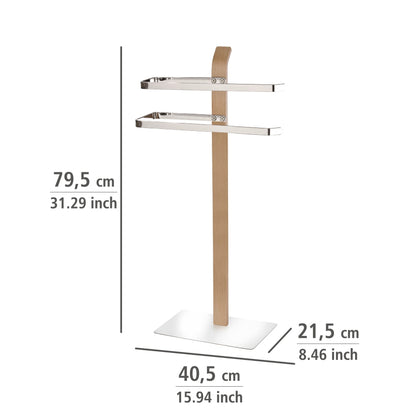 TOWEL & CLOTHES STAND - SAMONA - NATURE