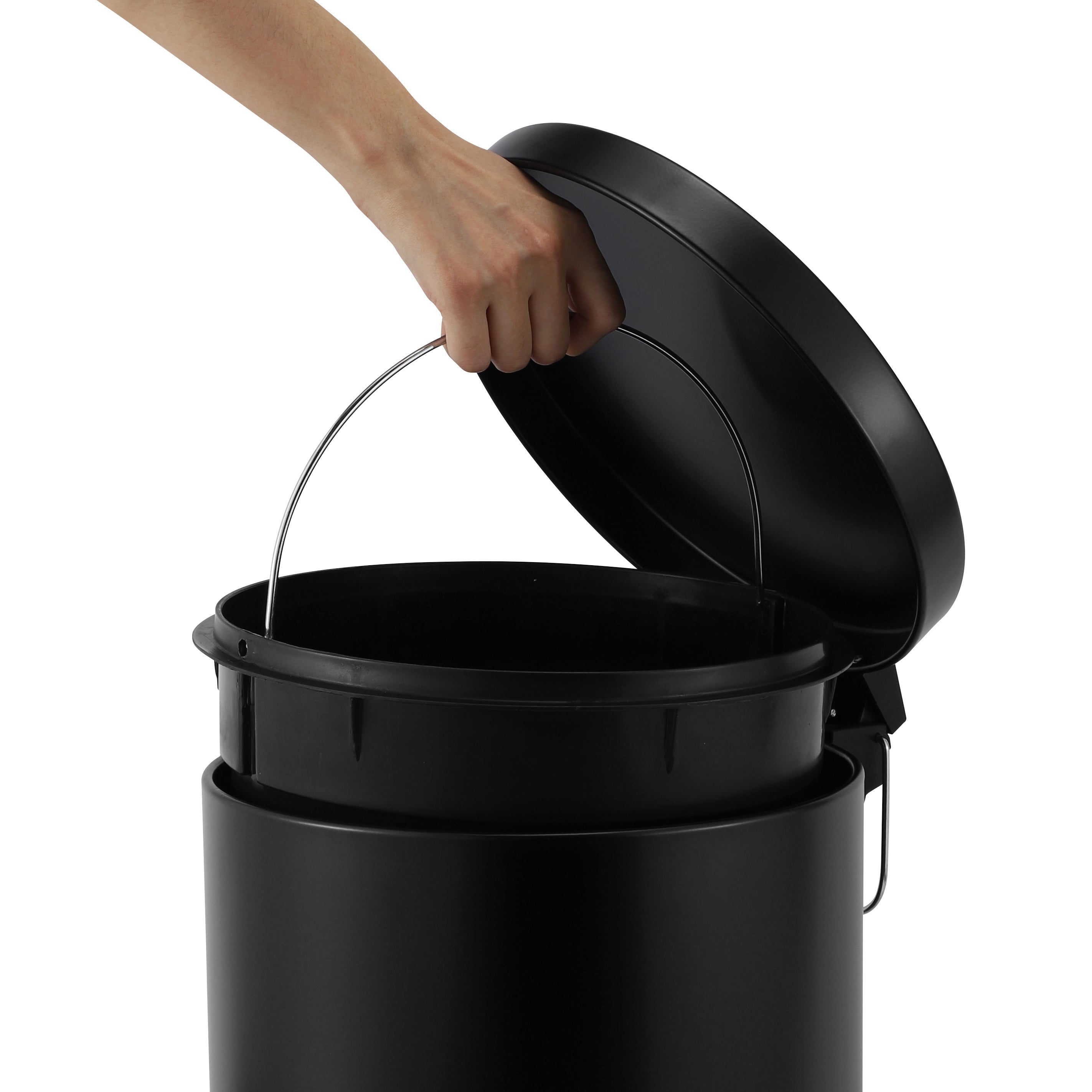3L + 20L Steel Pedal Bin Combo Set - Roma