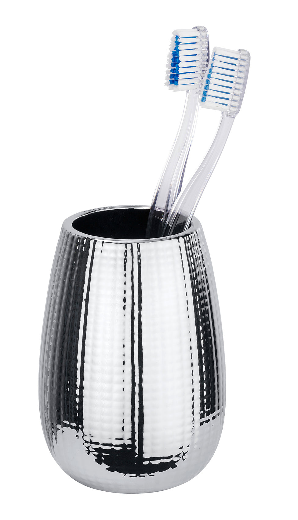 Toothbrush Tumbler - Dakar Range - Ceramic - Silver
