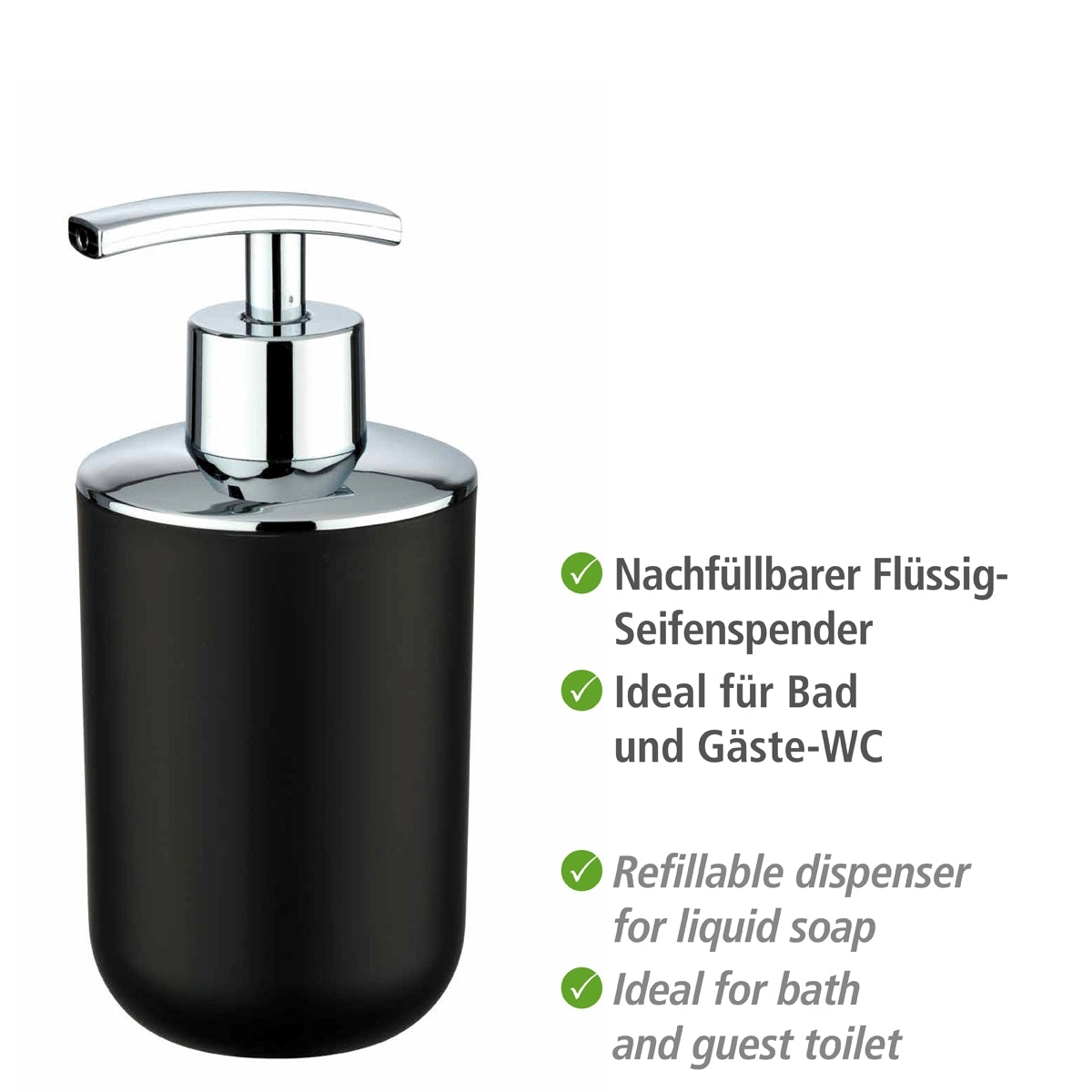 SOAP DISPENSER - BRASIL RANGE - BLACK