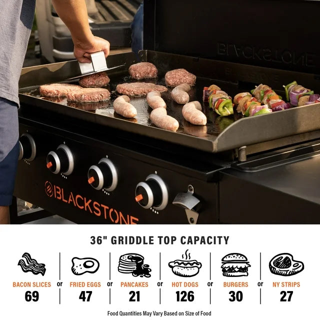 36” Griddle With Hardcover Blackstone