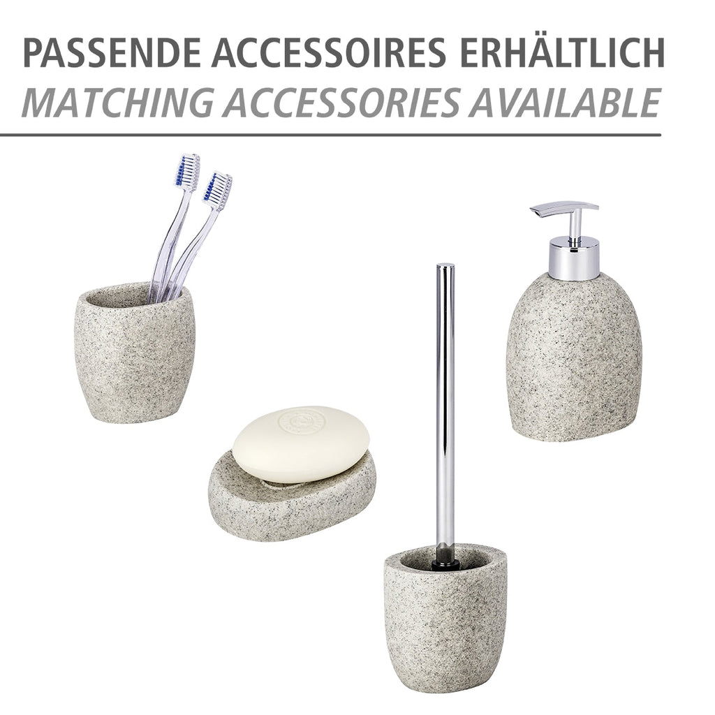 TOILET BRUSH - PURO - POLYRESIN - LIGHT GREY