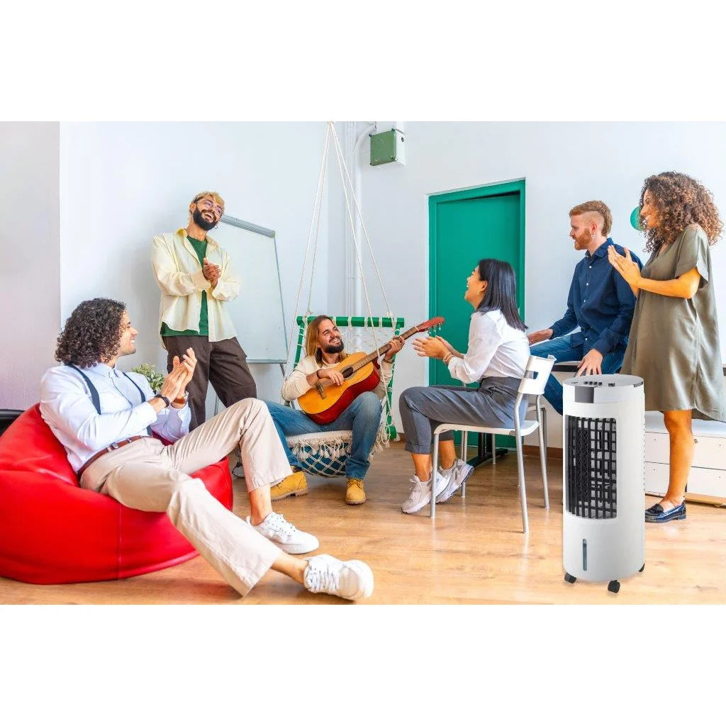 White evaporative air cooler