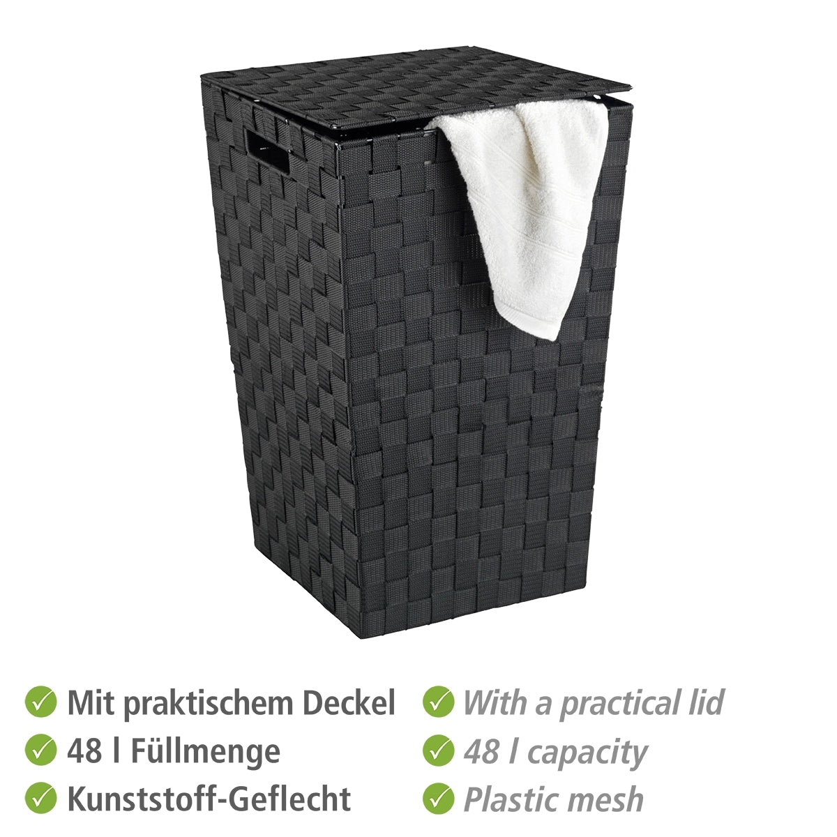 Laundry Basket 48L - Adria Square