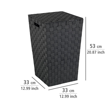 LAUNDRY BIN 48L - ADRIA SQUARE -  33 X 33 X 53 CM