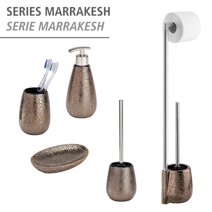 SOAP DISPENSER - MARRAKESH RANGE - CERAMIC - BROWN