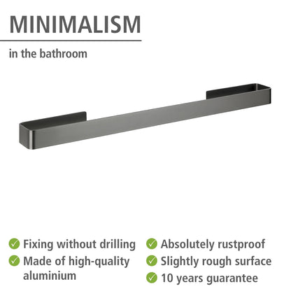 TOWEL RAIL - MONTELLA RANGE - RUSTPROOF ALUMINIUM - ANTHRACITE