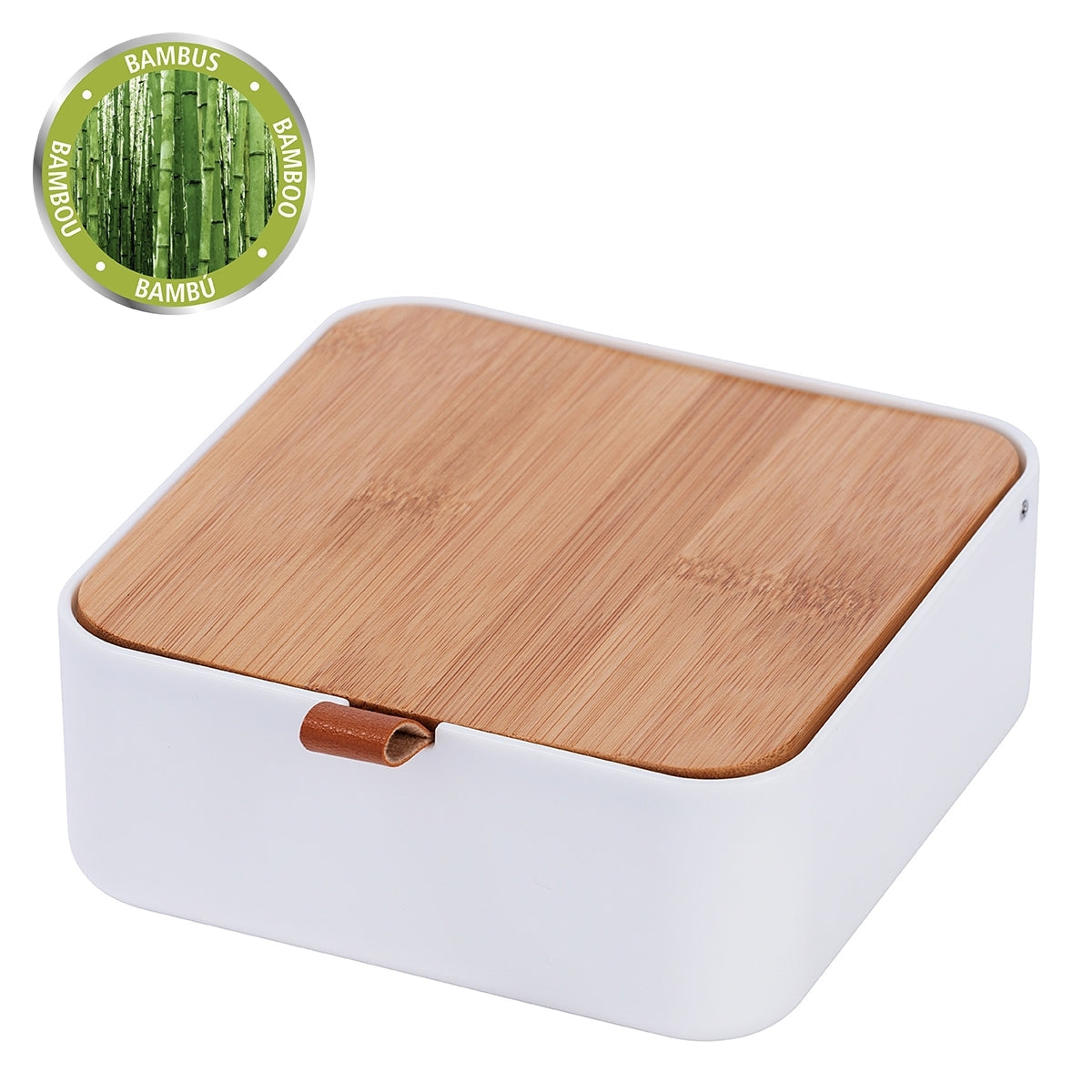 Organizer With Cosmetic Mirror - Bovisa - White