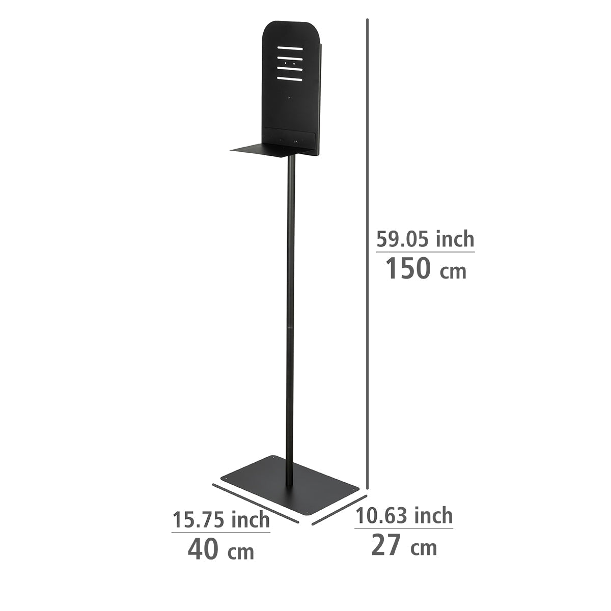 DISINFECTANT STAND - LARGE - BLACK - MATT