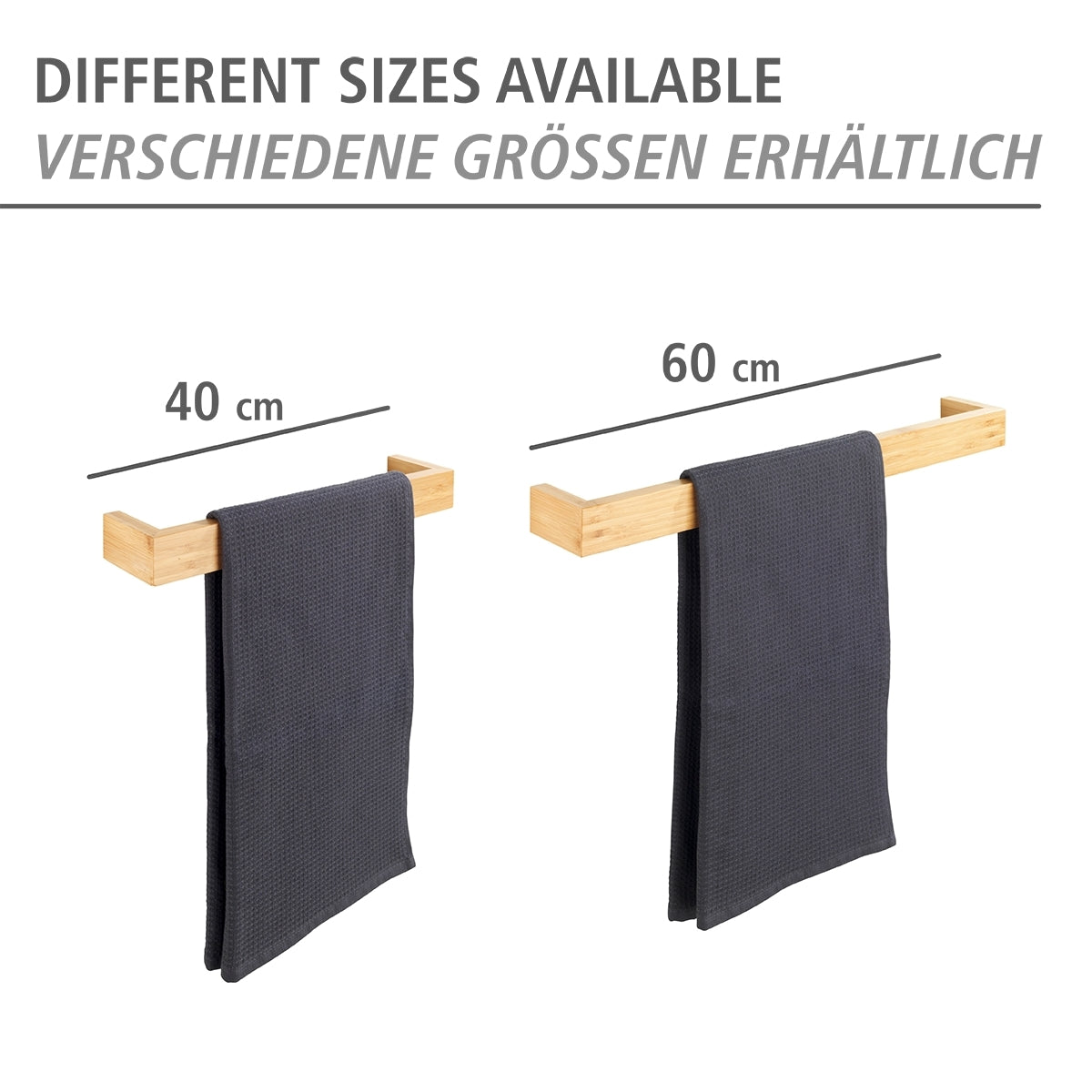 Towel Rail - 60cm - Bambusa Range - Bamboo