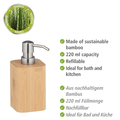 SOAP DISPENSER - BAMBUSA RANGE - BAMBOO