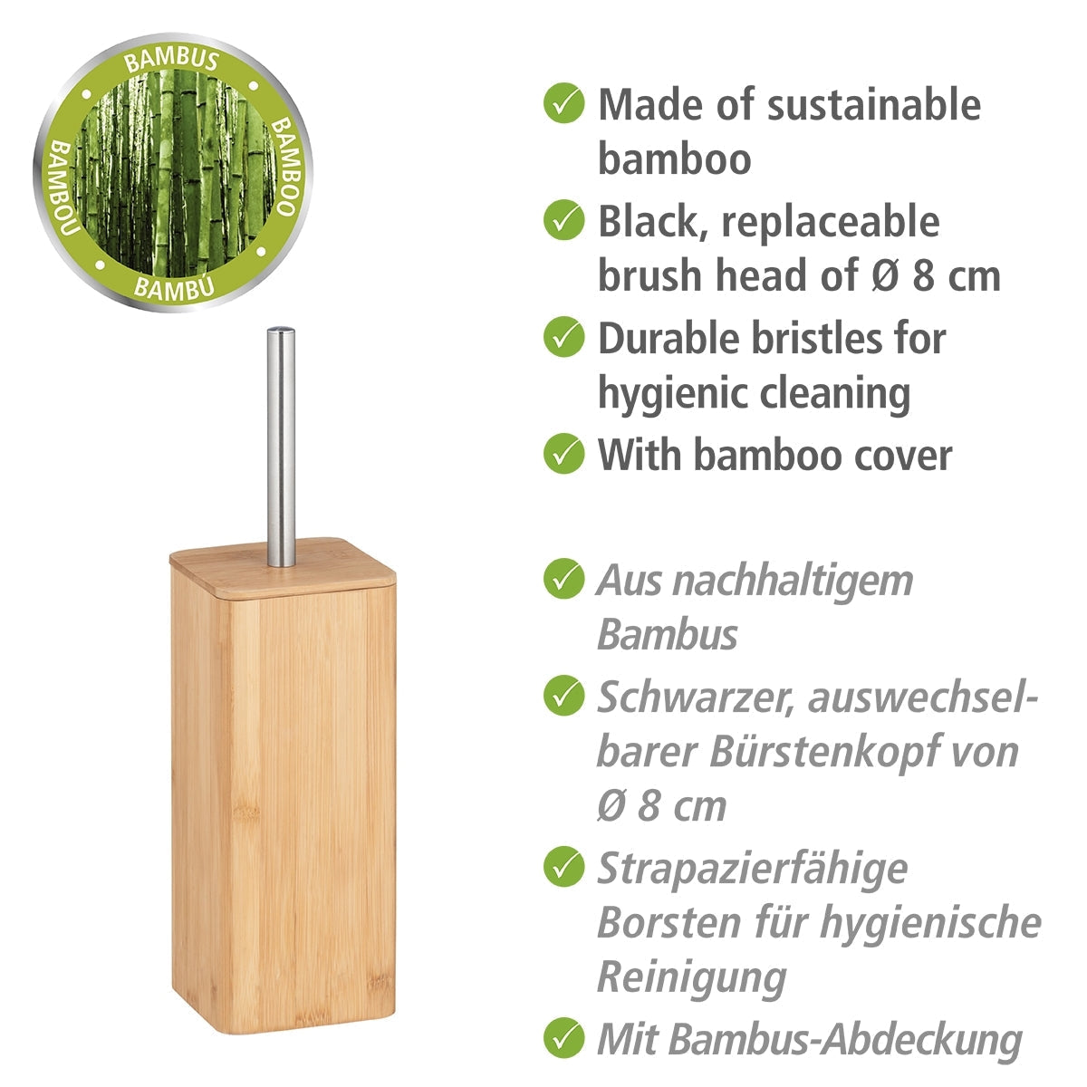 Toilet Brush - Bambusa Range - Bamboo