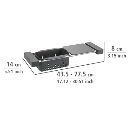 SINK CADDY CAMI EXTENDABLE ORGANISER - 43.5-77.5 X 8 X 14