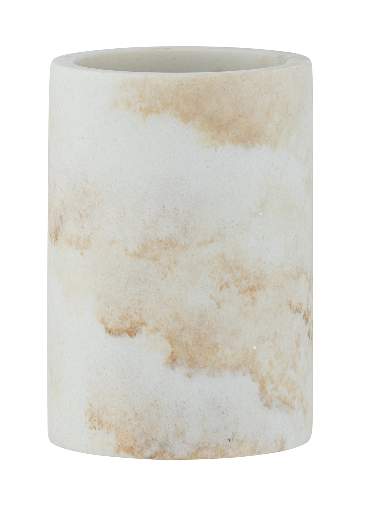 TOOTHBRUSH TUMBLER - ODOS RANGE - POLYRESIN - WHITE