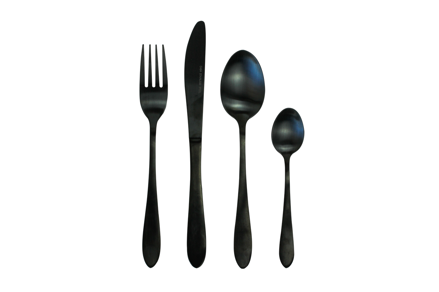 CASA SIENA 16PC CUTLERY SET | STAINLESS STEEL | MATTE BLACK FINISH