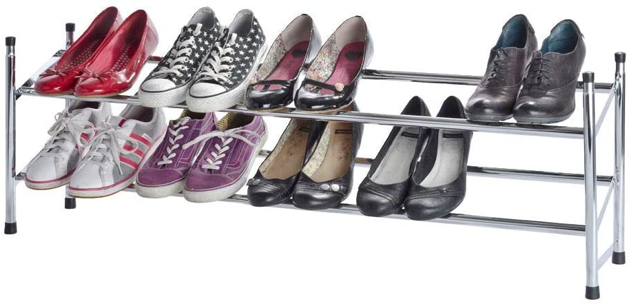 Extendable Shoe Shelf - Chrome