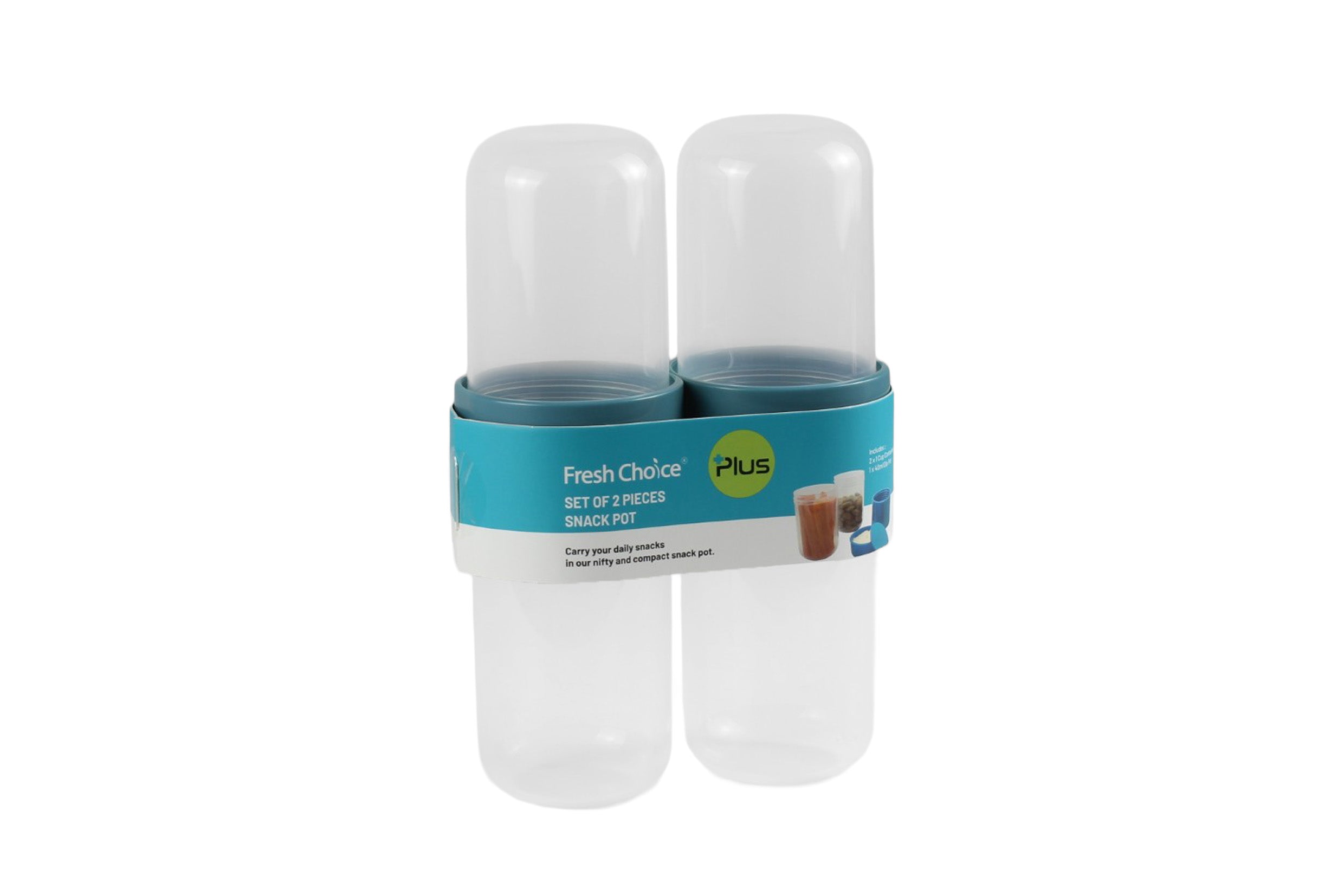 Fresh Choice | Lockit Set of 2 Snack Pot | Food Storage