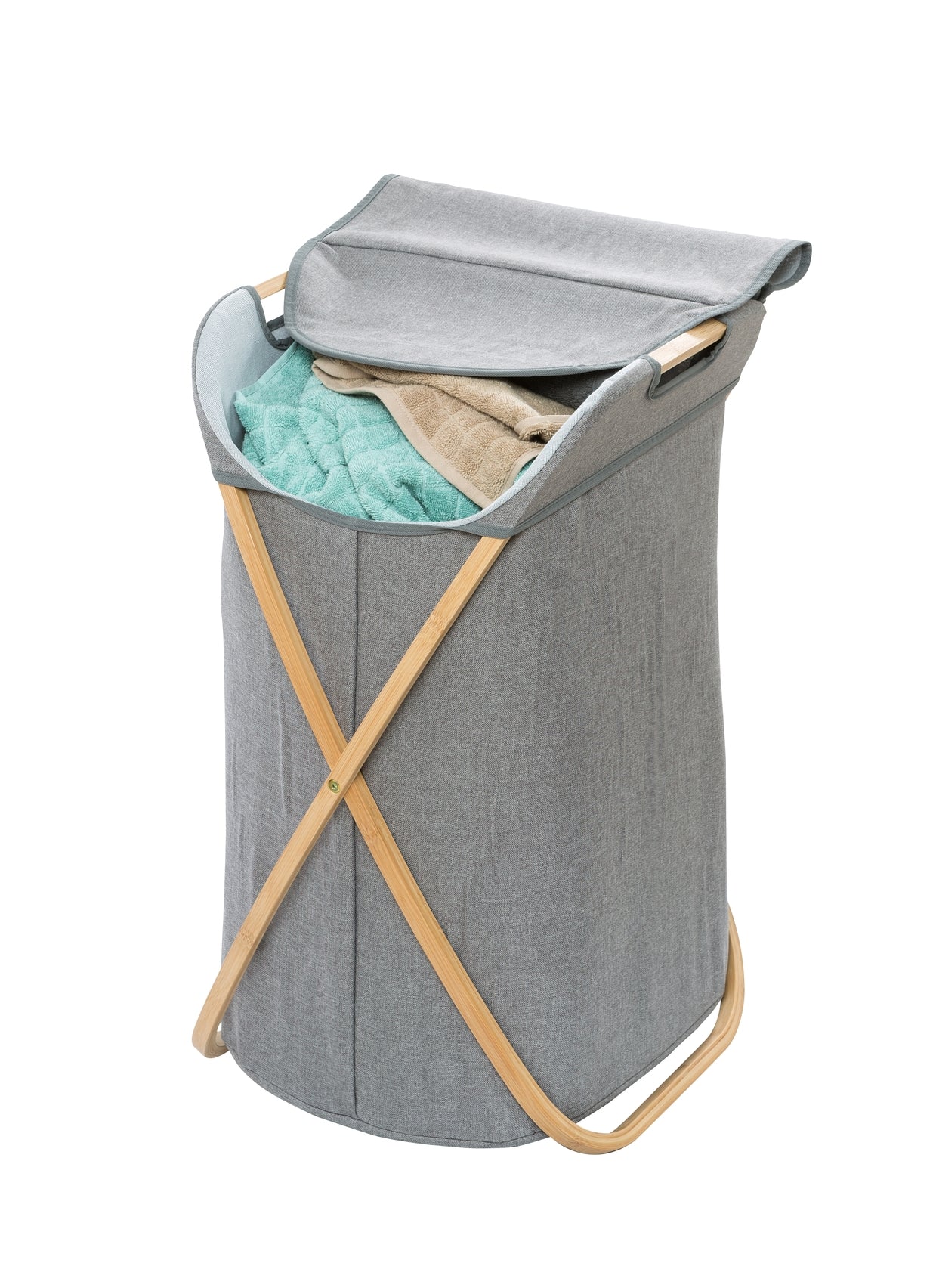 Laundry Basket 79L - Bahari - Bamboo Grey