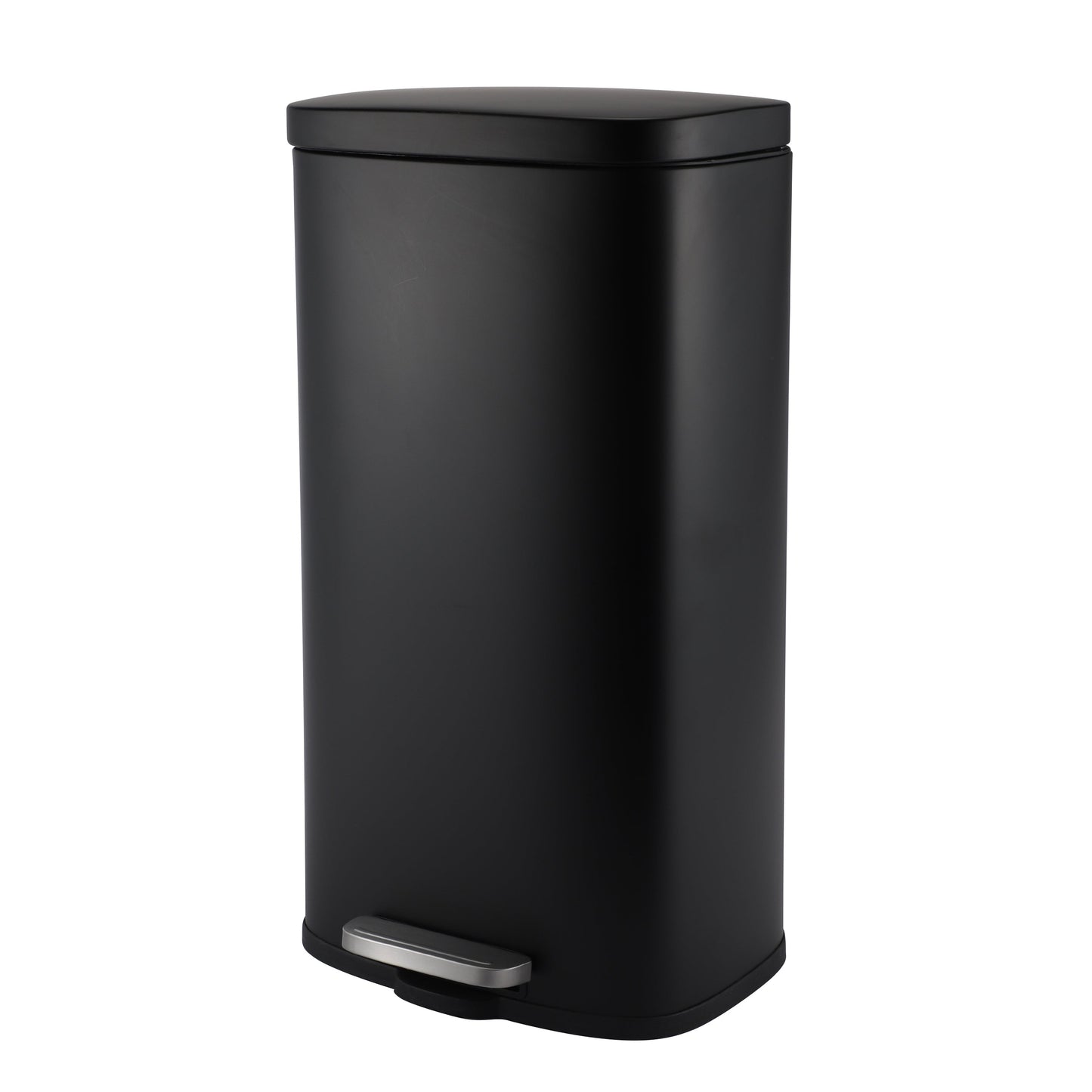 MODENA RECTANGLE  5L + 30L STEEL PEDAL BIN SET - BLACK MATTE