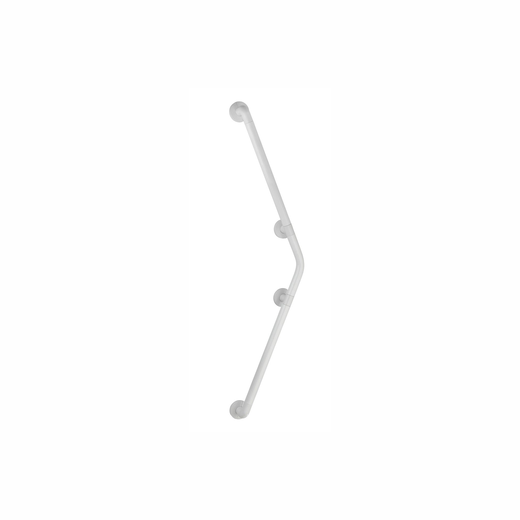 Bathroom Grab Rail - Secura - White - 135° 67x67cm
