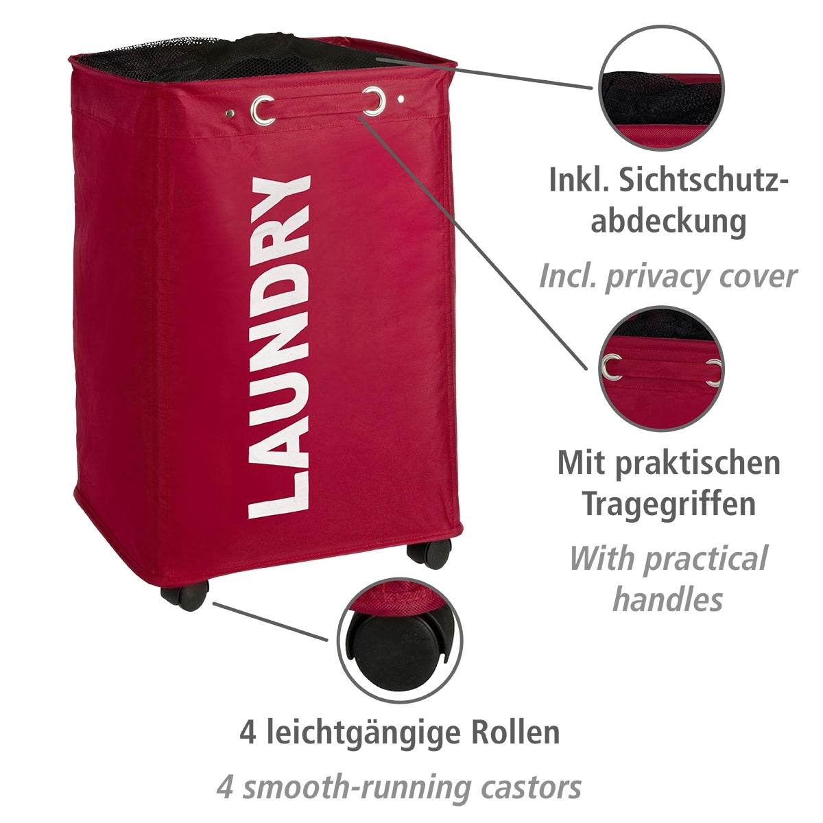 Laundry Basket 79L - Quadro