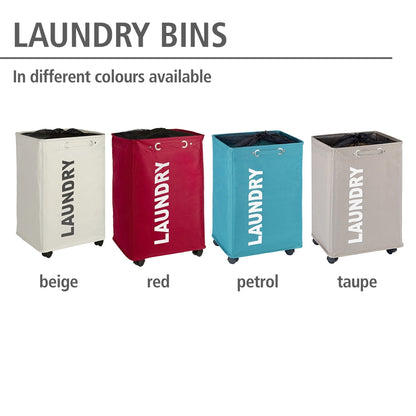 QUADRO LAUNDRY BASKET - GREY 79L