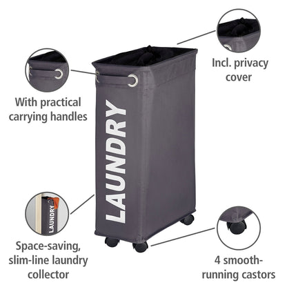 CORNO LAUNDRY BASKET - GREY 43L