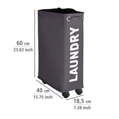 CORNO LAUNDRY BASKET - GREY 43L