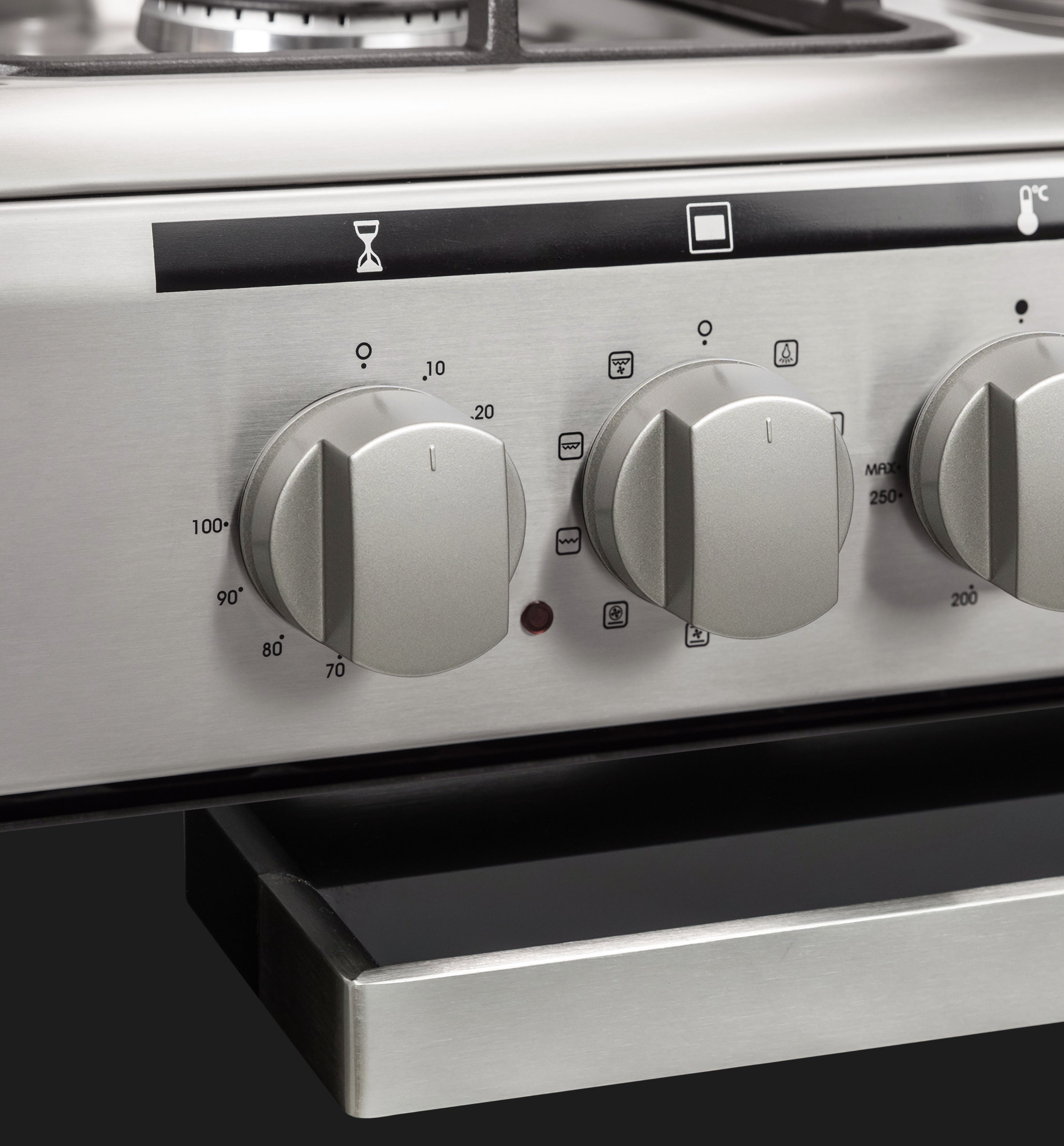 5-Burner Freestanding Gas Electric Cooker Combo