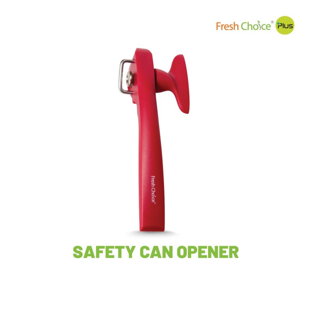 Fresh Choice 3-in-1 Safety Can Opener | No Sharp Edges